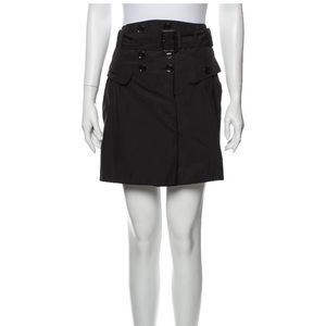 EUC Burberry London black high waist skirt